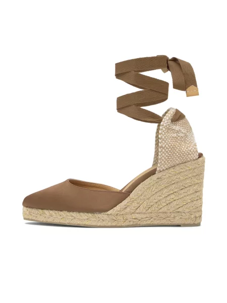 Castañer Espadrilky Joyce / hnědá béžová