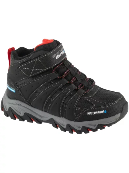 Členkové topánky Skechers čierna