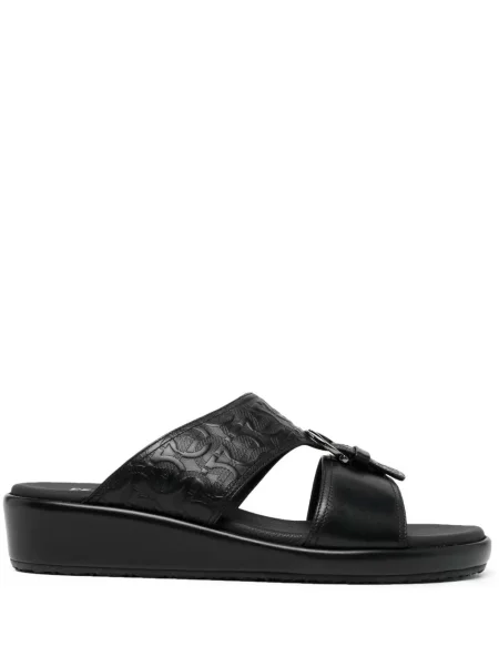 Sandale Ferragamo din piele negru