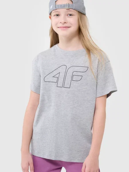 4F koszulka sportowa t-shirt szara