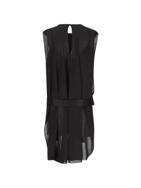 Top Fendi de mătase negru