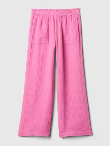 Pantaloni copii Gap roz