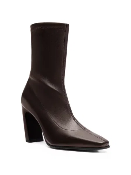 Cizme scurte Stuart Weitzman stretch maro