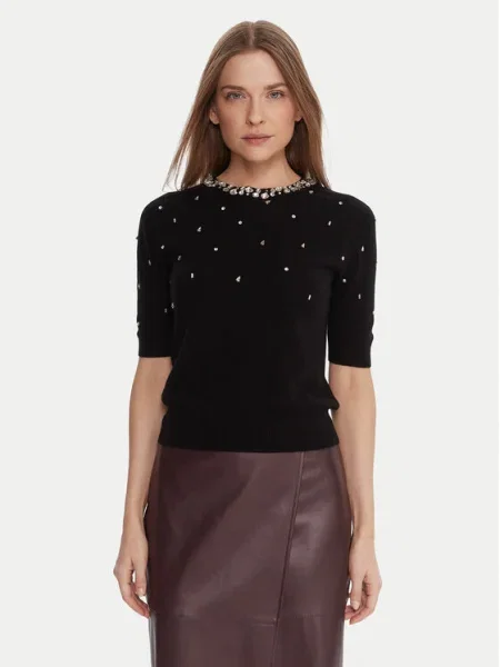 KAOS Пуловер черен