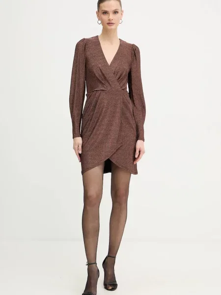 Сукня Morgan mini облягаюча RNINO коричневий