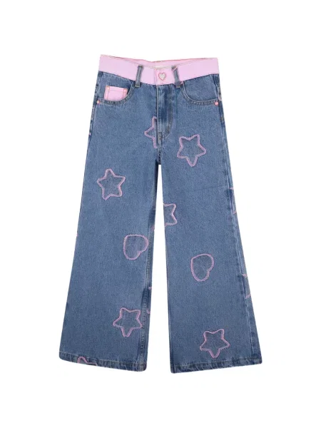 Jeansy dziecięce Billieblush niebieskie