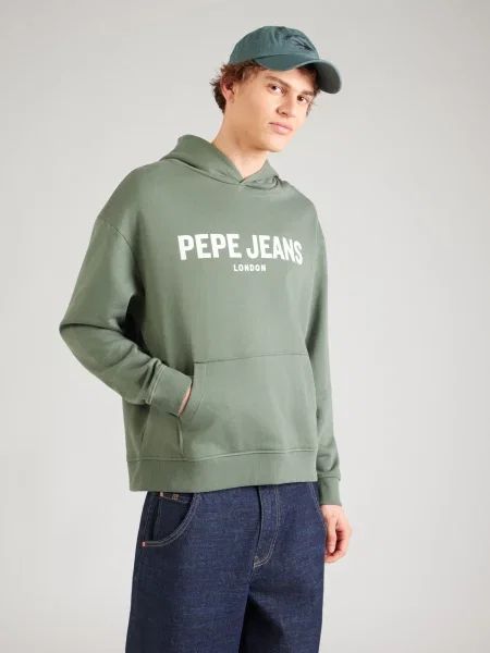 Geacă de blugi Pepe Jeans alb