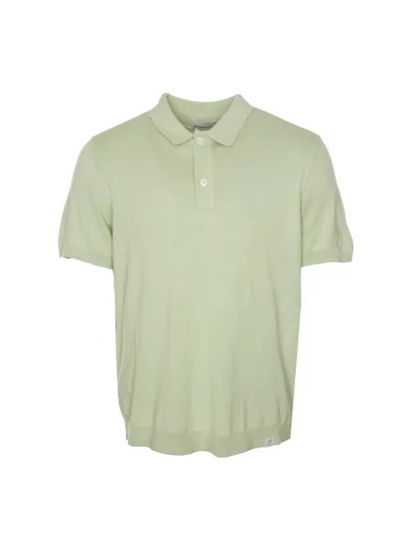 Dzianinowa koszulka polo Nowadays zielona
