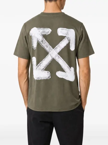 Tricou Off-white cu imagine alb