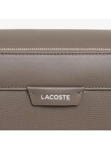 Сумка через плечо Lacoste бежевая