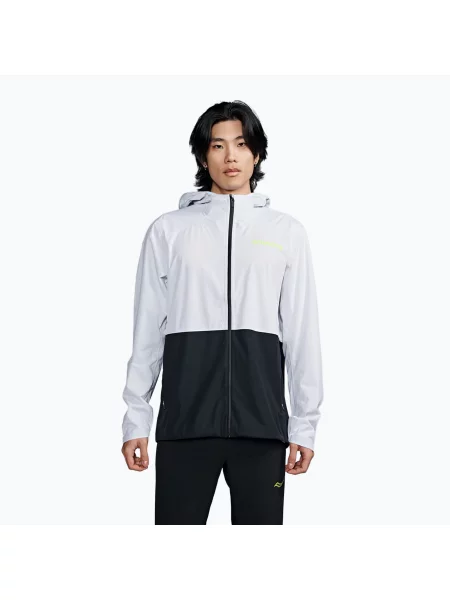 Geacă de alergare pentru bărbați Saucony Elite Runshield black/white alb