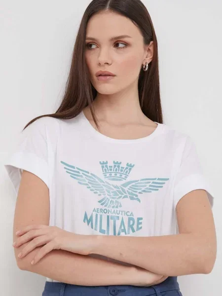 Тениска Aeronautica Militare бяло