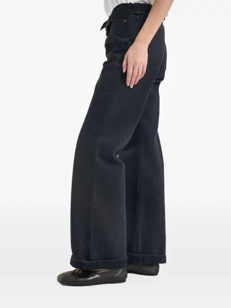 Blugi cu picior larg Pinko negru