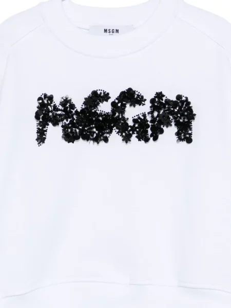 Bluza dziecięca Msgm biała