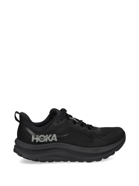 Sneakerși Hoka cu șireturi din dantelă negru