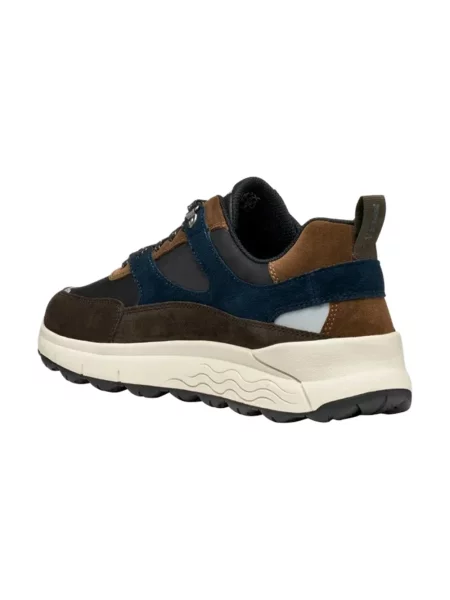 Sneakersy Geox zamszowe brązowe