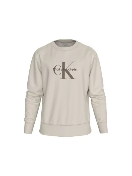 Pulover Calvin Klein Jeans alb