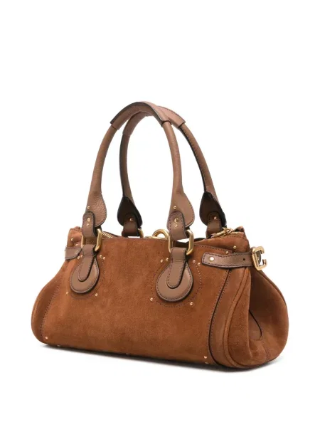Shopper táska Chloe barna
