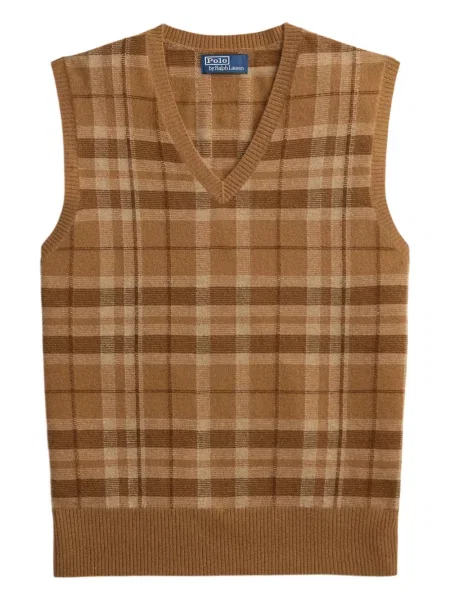 Șosete Polo Ralph Lauren cu buzunare aplicate stretch clasici maro