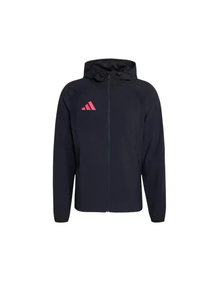 Kurtka podróżna Adidas Tiro Travel Czarna/Różowa czarna