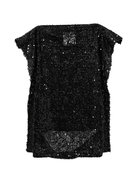 Top Junya Watanabe cu paiete negru
