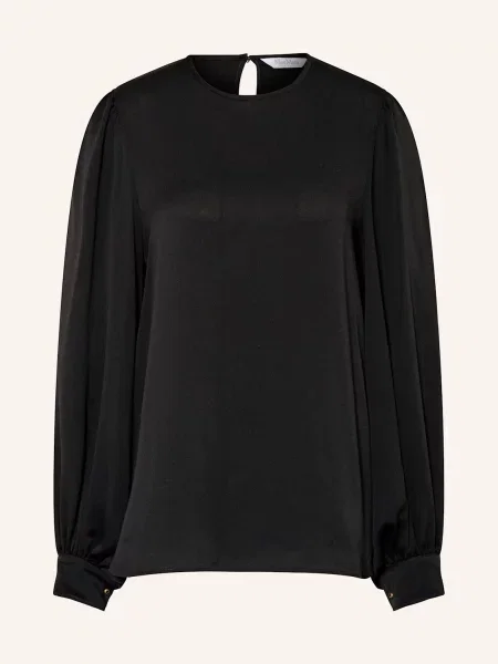 Max Mara Bluzka Jedwabna Robinia schwarz czarna