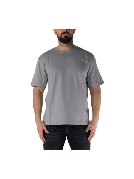 Daily Paper t-shirt Orbit Emb T-Shirt męski gładki szary