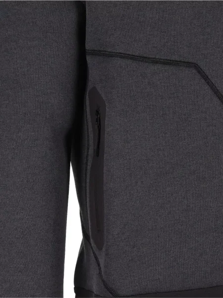 Hanorac cu glugă Arc'teryx din fleece gri