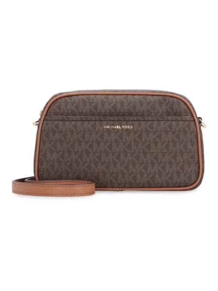 Michael Kors Torebki Kobieta ONE SIZE Skóra Listonoszka z powlekanej drukowanej tkaniny brązowy