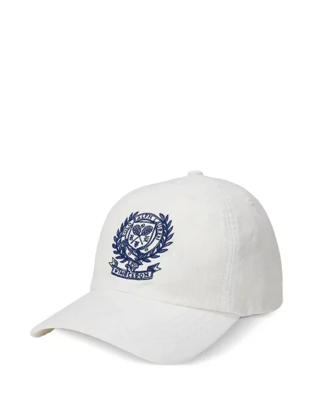 Czapka z daszkiem dziecięca Polo Ralph Lauren biała