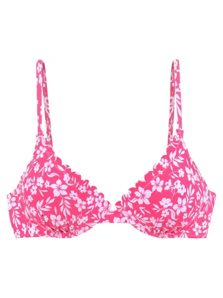 VIVANCE Bikini zgornji del roza bela