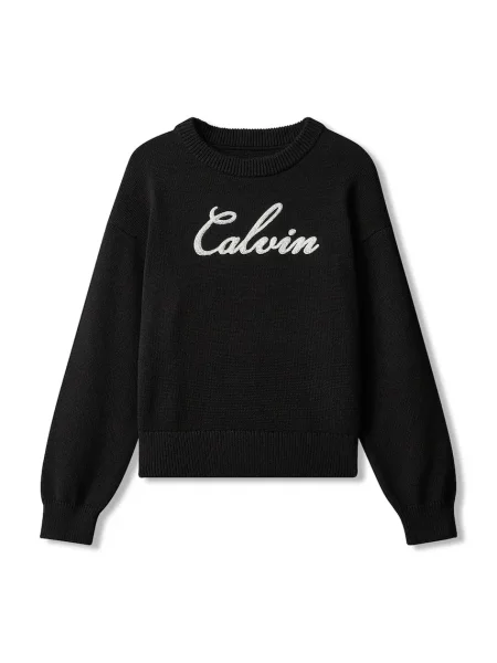 Calvin Klein Jeans pulover pentru copii din negru