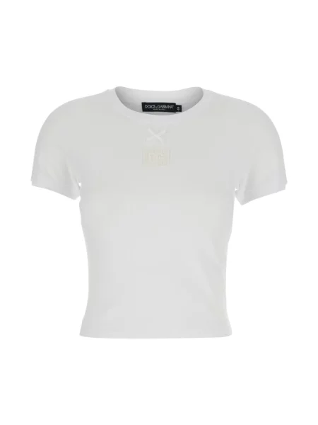 Koszulka Dolce And Gabbana z logo biała