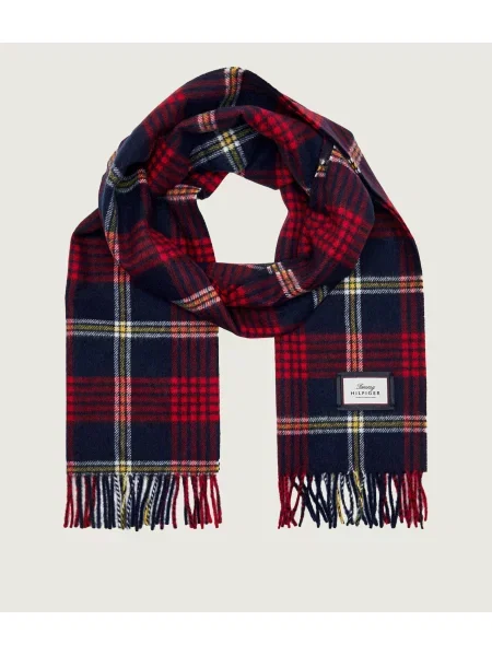 Tommy Hilfiger De lână șal roșu
