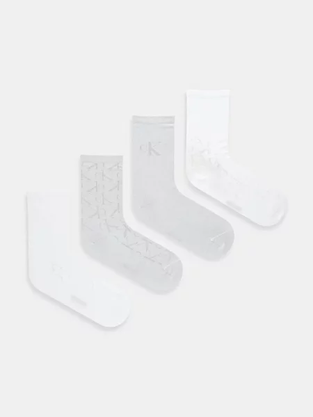 Calvin Klein Jeans Ponožky bílé