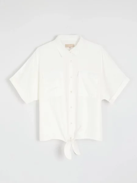 Сорочка DIVERSE молочний ліоцелл