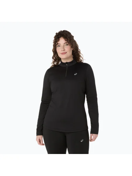 Běžecké tričko Longsleeve ASICS Core LS Half Winter performance black černé