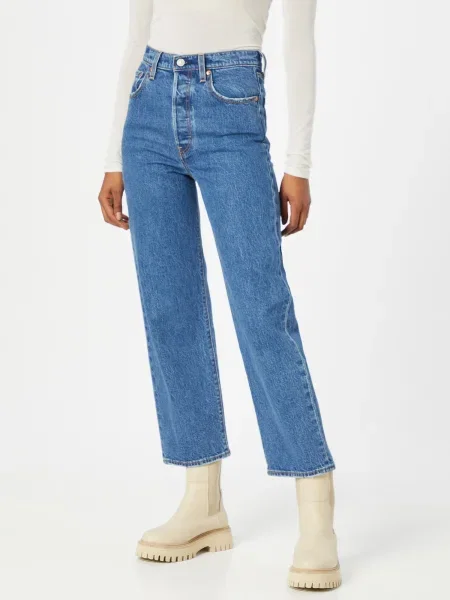 LEVI'S Jeans Ribcage denim albastru