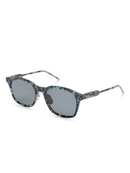 Ochelari de soare Thom Browne Eyewear cu imprimeu abstract albastru