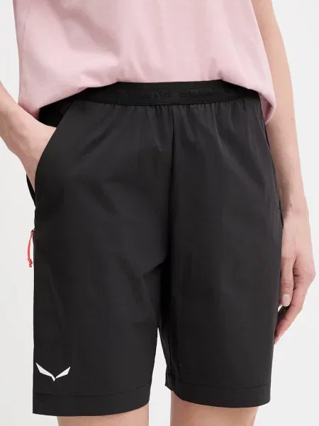 Salewa pantaloni scurți outdoor PUEZ 4 negru