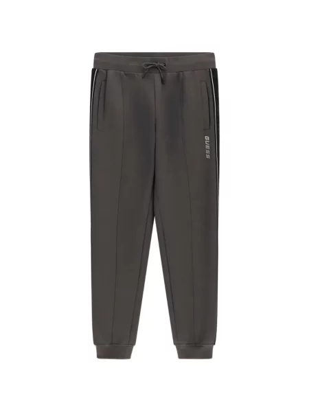 Pantaloni Guess cu autograf gri