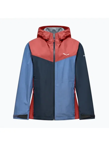 Geacă de ploaie pentru femei Salewa Puez Aqua 4 PTX etruscan red/muli roșu