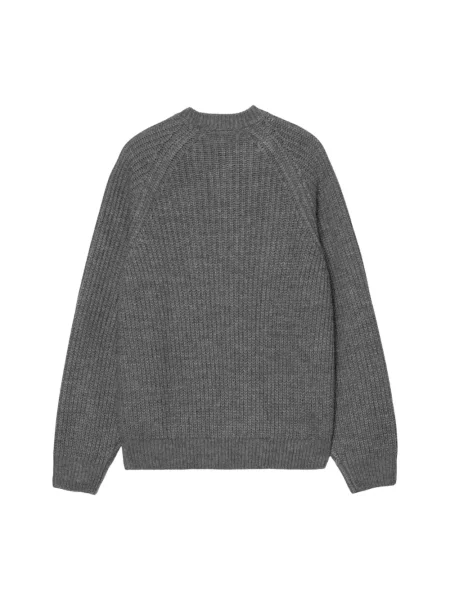 Sweter Carhartt Wip wełniany szary