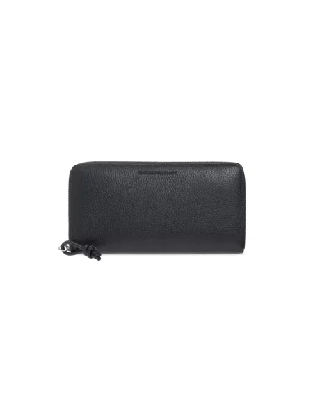 Emporio Armani portfel skórzany czarny