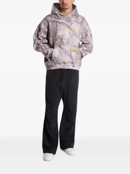 Hanorac cu glugă Jordan din fleece gri