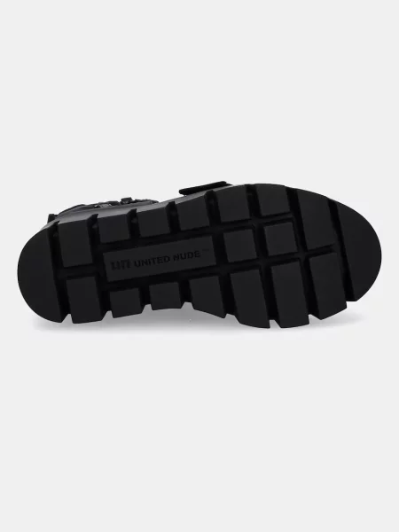Ботинки United Nude на платформе черные