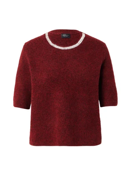 S.Oliver Pulover / transparentna bordo