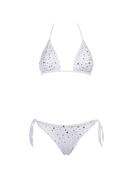 Bikini Pin-up Stars wiązane białe