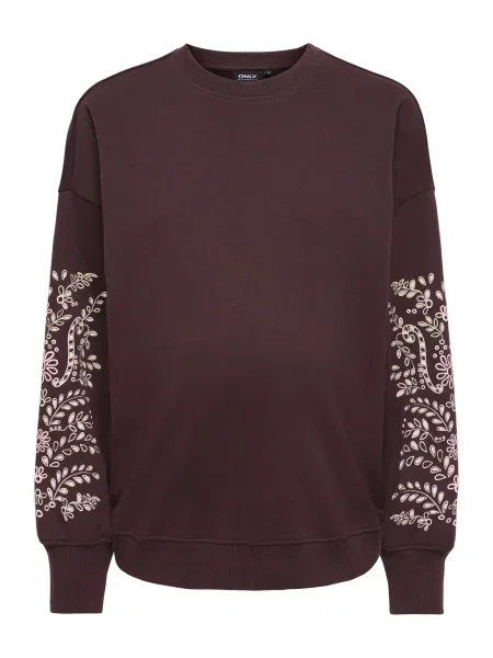 Geacă Only Maternity alb