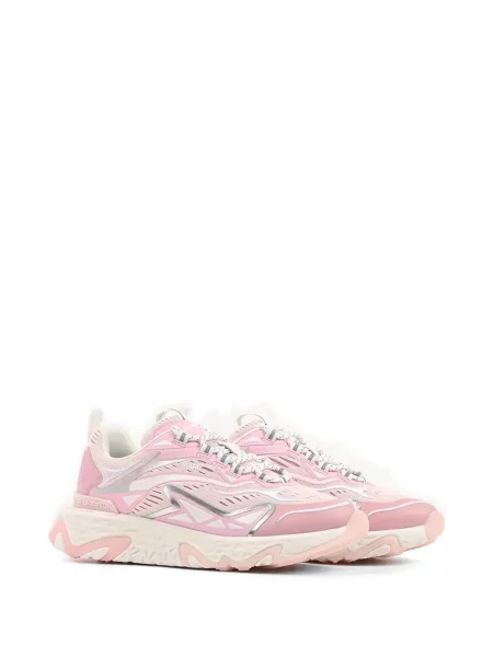 Sneakers Karl Lagerfeld με κορδόνια με δαντέλα ροζ